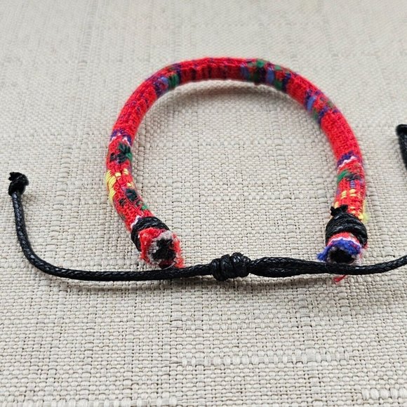 Unisex Wristband Multi Color Canvas Bracelet Fashion Jewelry Adjustable Bracelet - Picture 5 of 12